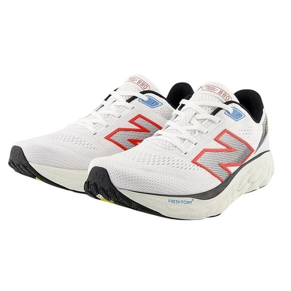 New Balance Mens Fresh Foam X 880v14 Running Sneakers US 12 Narrow White EUC - Picture 1 of 14